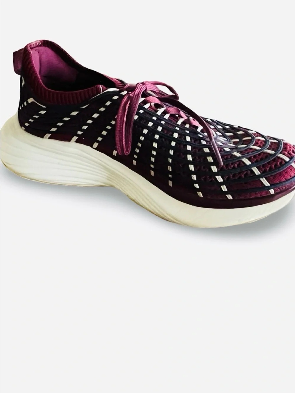 APL TechLoom Zipline Sneakers Brurgundy Black Sz 6.5